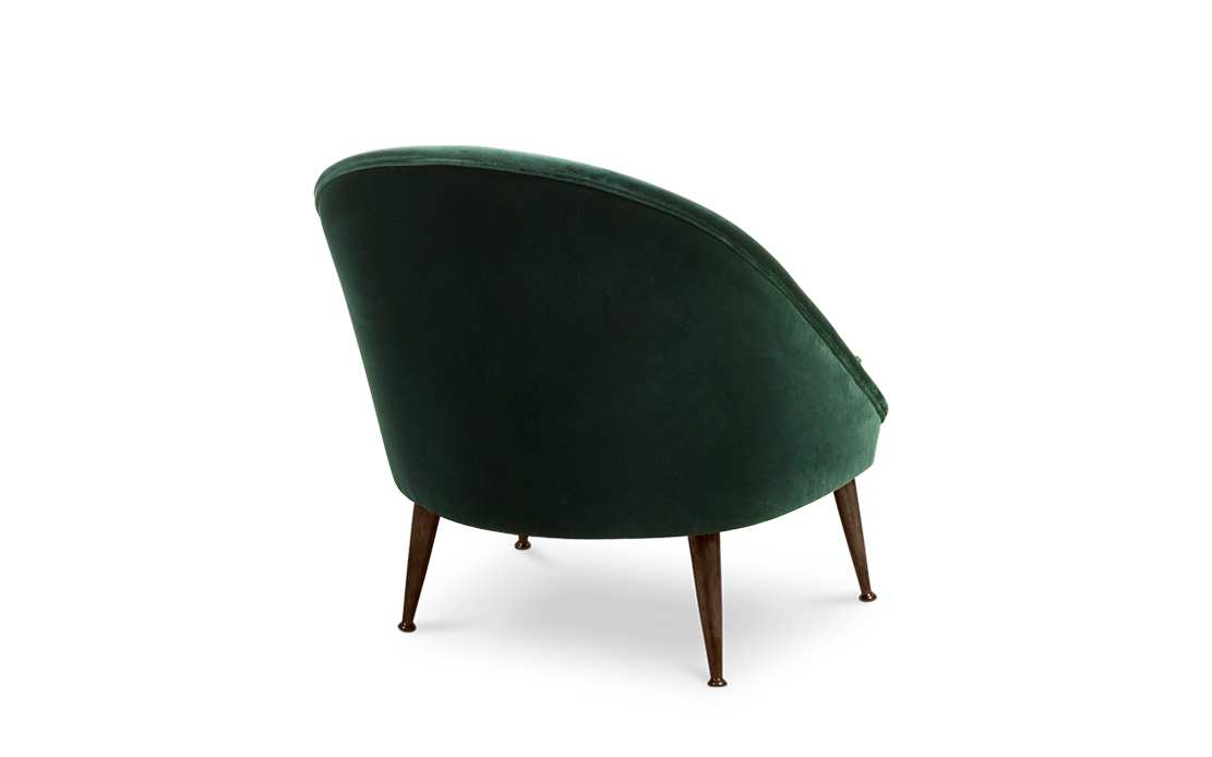 MALAY | Modern Tufted Velvet Armchair by BRABBU